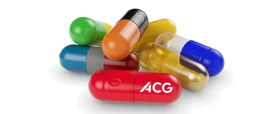 Gelatine capsule cluster Content card